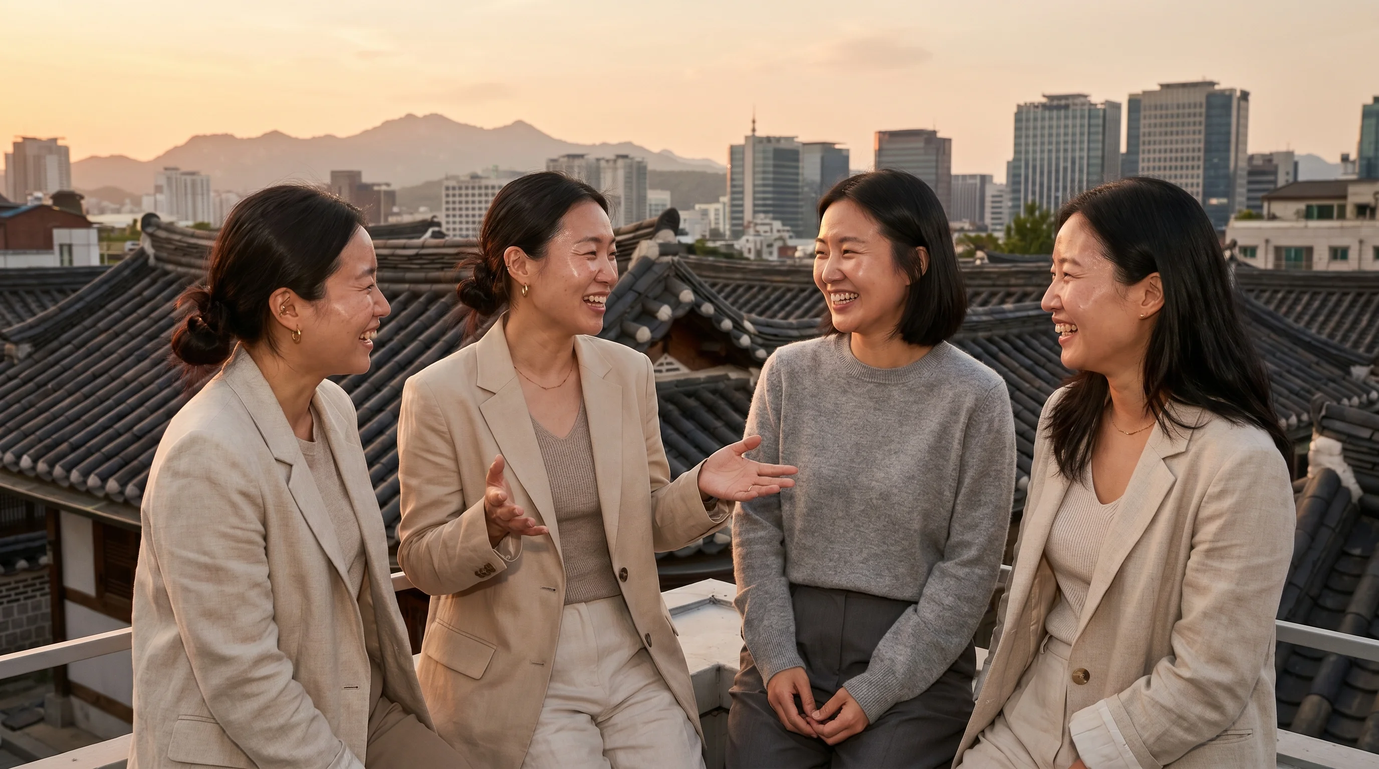Min-jee, Priya, Ji-eun, and Lisa — Project Seoul.