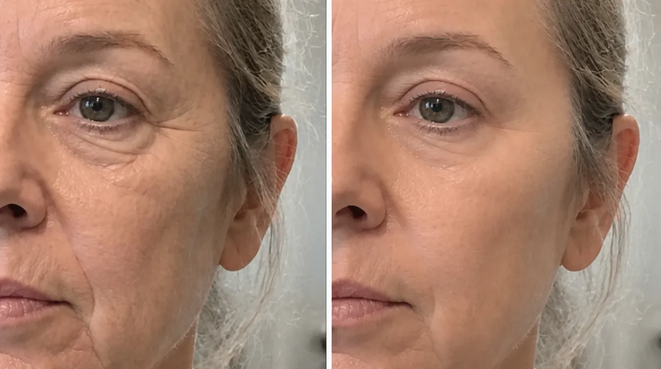The five criteria written out, makeup on a vanity